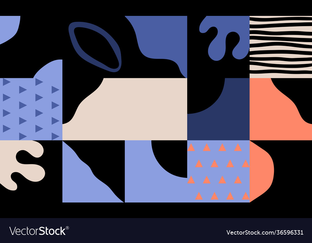 Abstract elements design vector image Abstract elements design