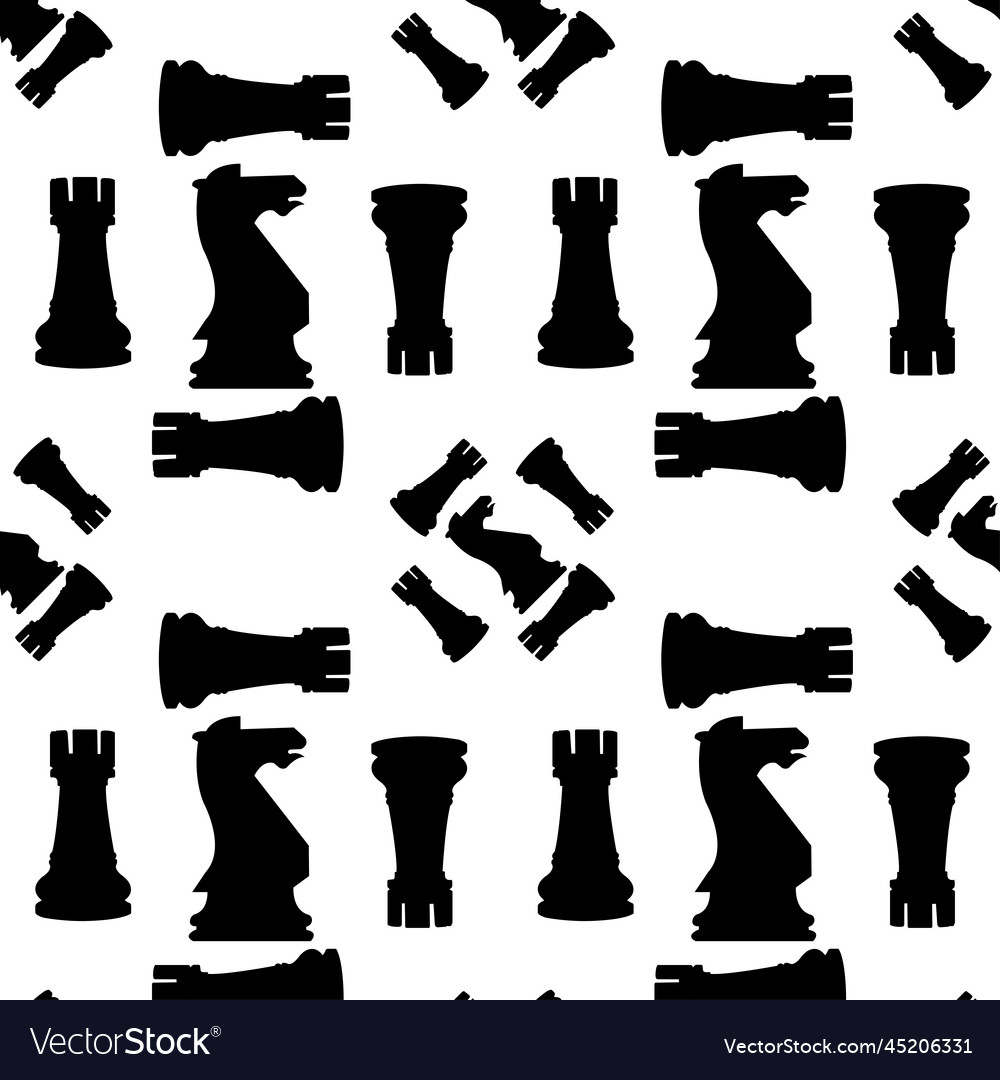 Chess pattern vector image Chess pattern