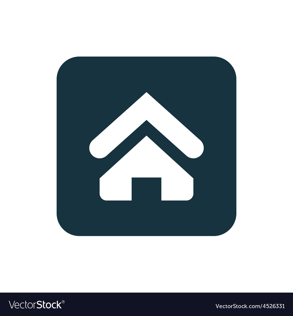 Home icon rounded squares button