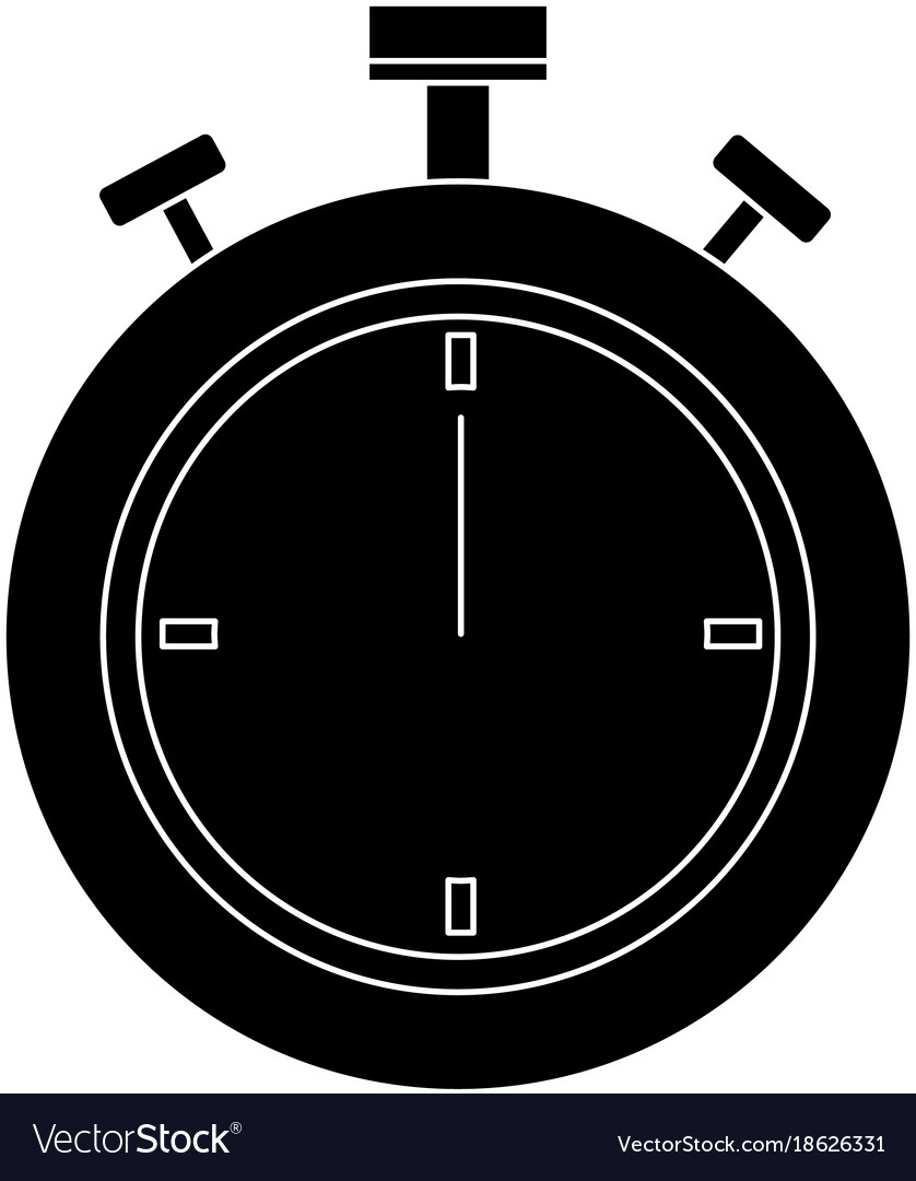 Sport chronometer timer Royalty Free Vector Image