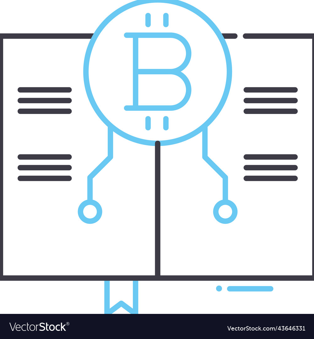 Token line icon outline symbol