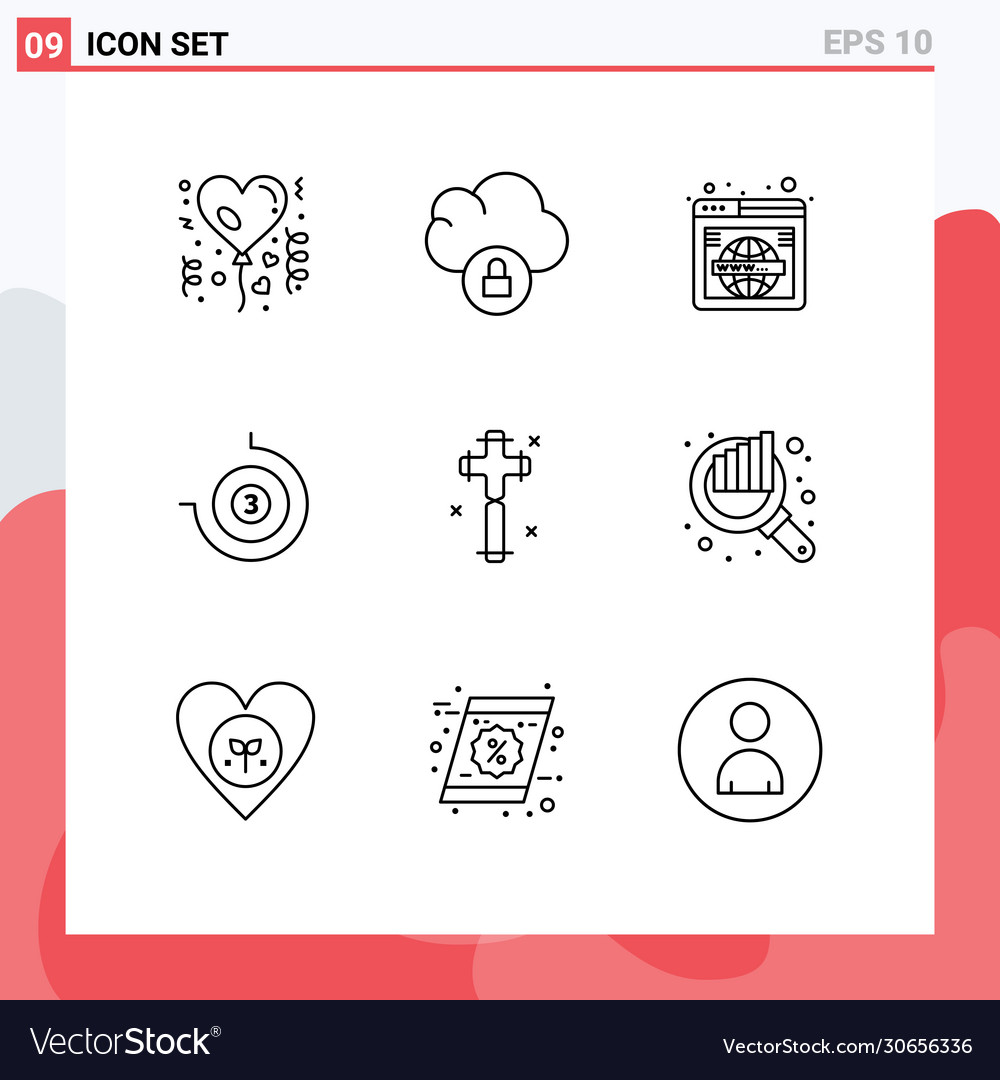 9 universal outlines set for web and mobile