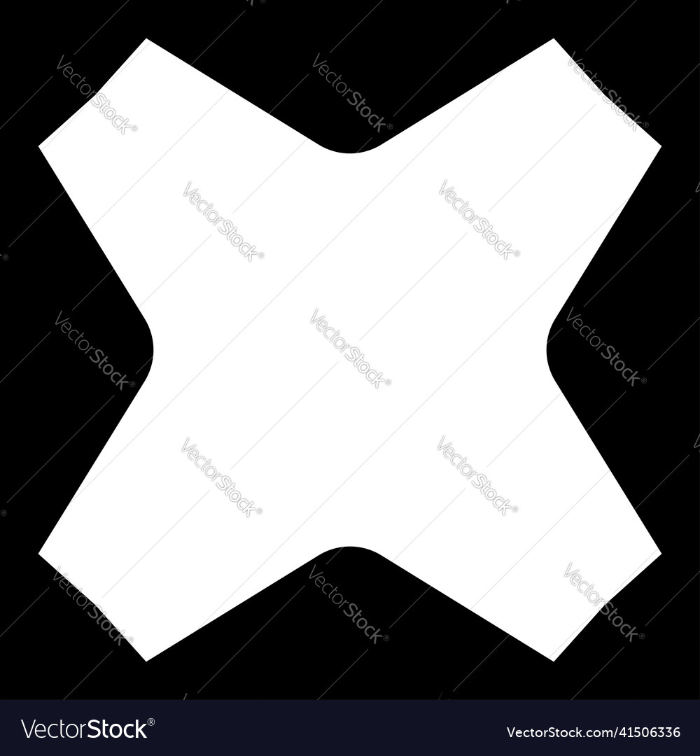 Abstract geometric form shape distorted deformed Vector Image Abstract geometric form shape distorted deformed