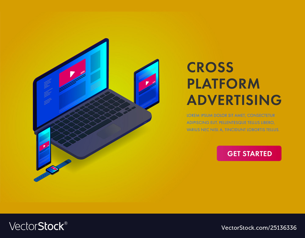 Cross-device programmatic advertising isometric