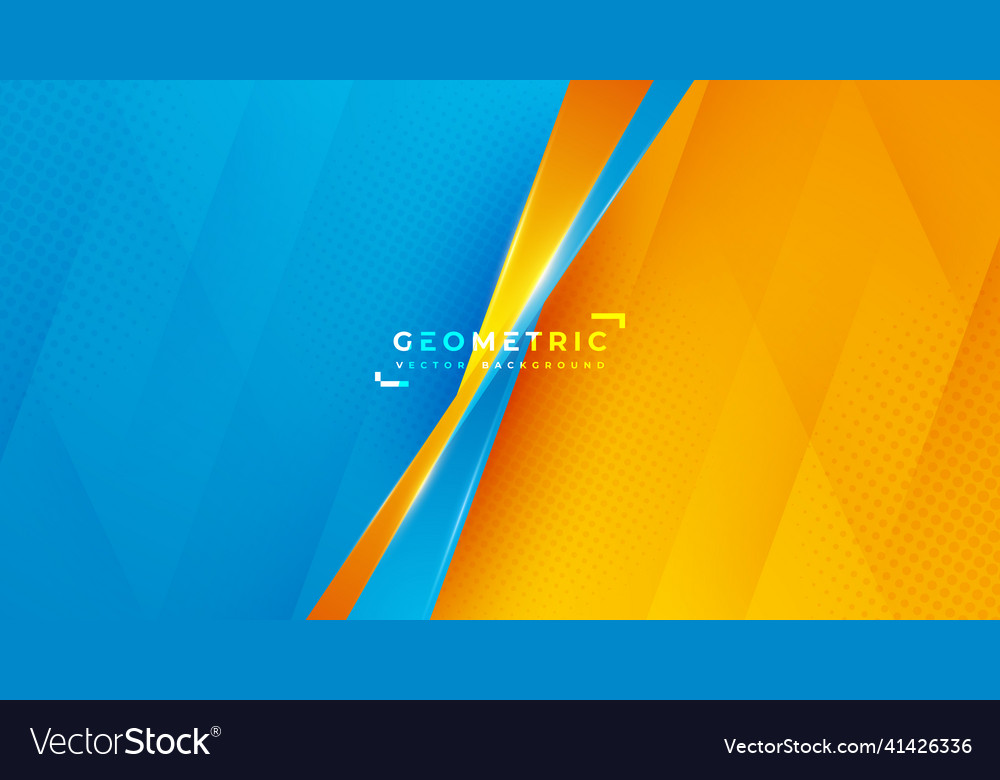 Geometry background with 3d style
