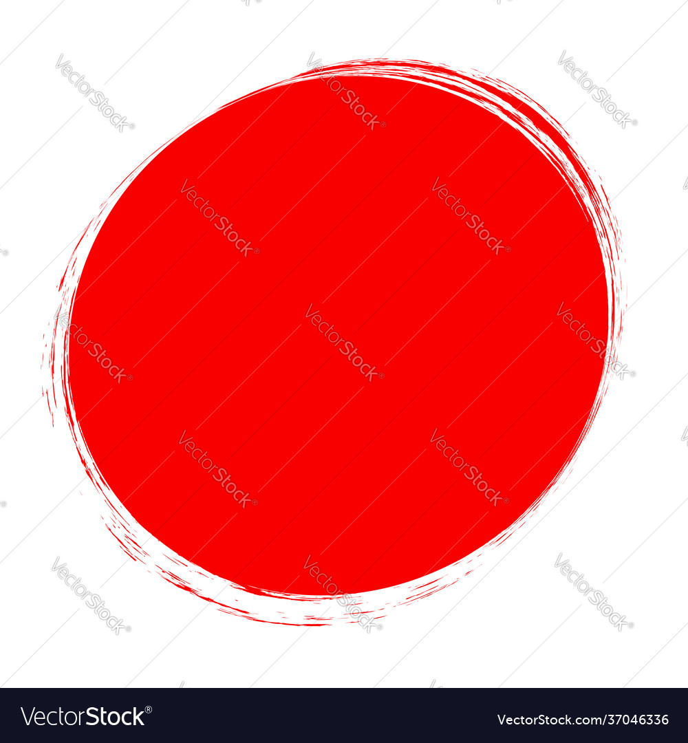 Grungy circle blob blotch vector image Grungy circle blob blotch