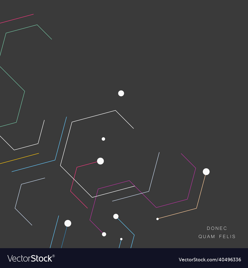 Hexagonal Patterns - Dark Background