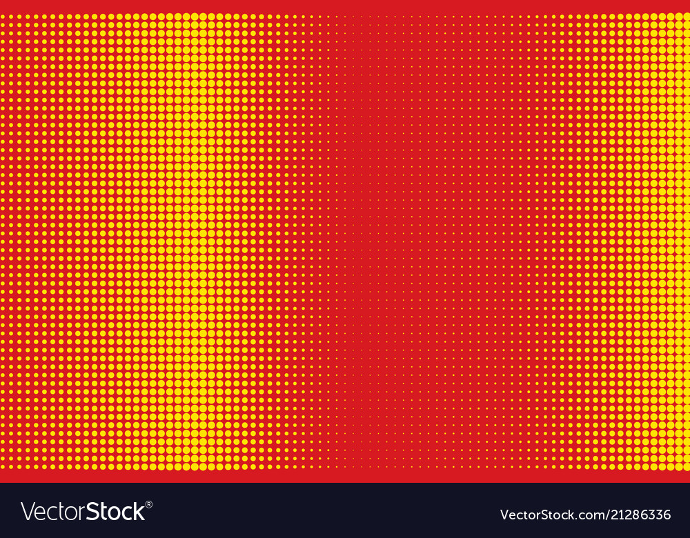 Red halftone circle background vector image Red halftone circle background