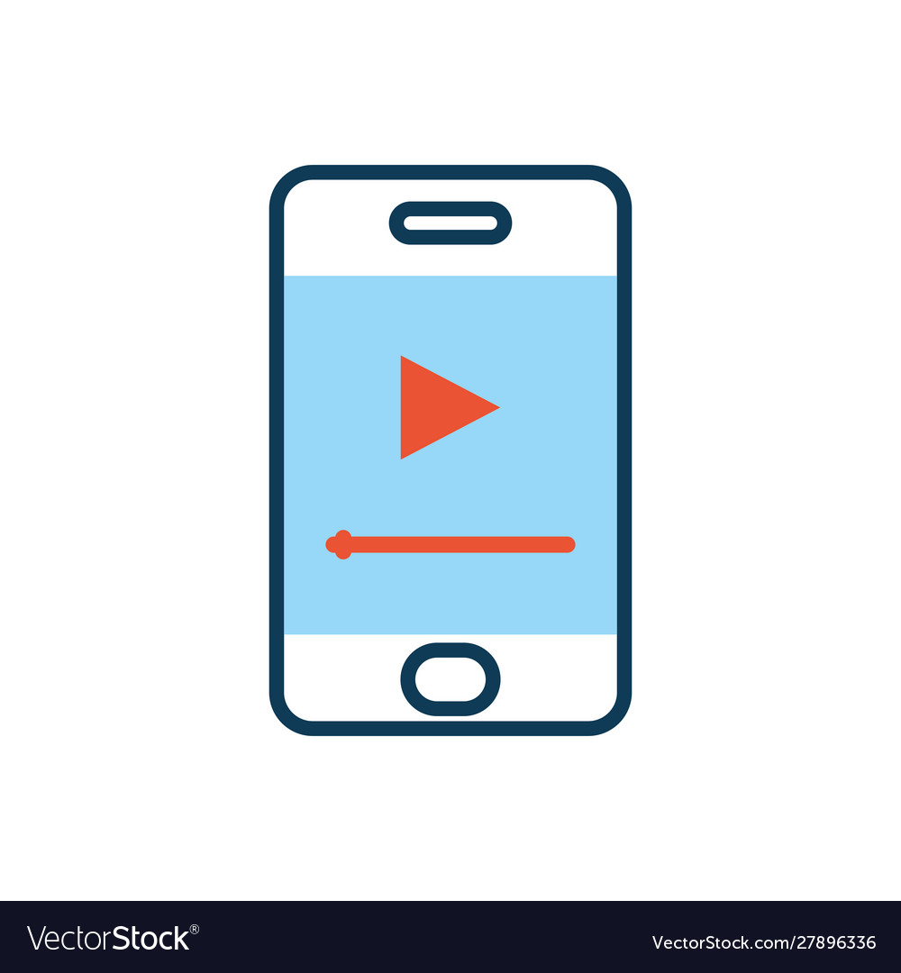Smartphone with media player button