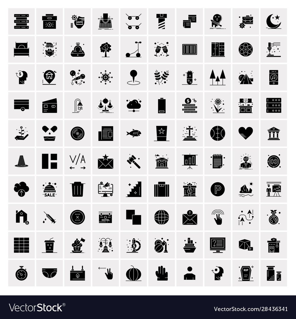 Business Icon Set - 100 Icons