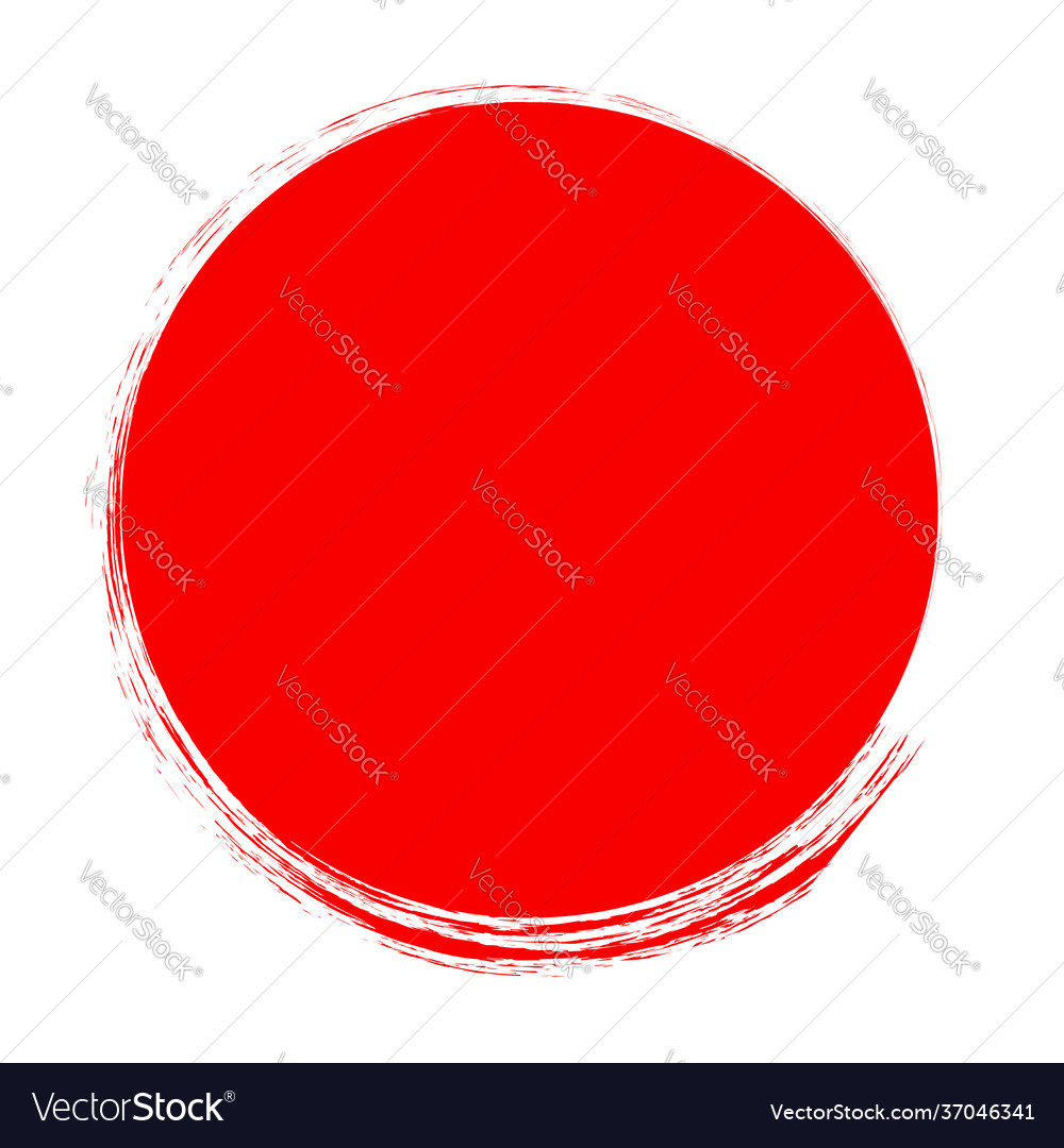 Grungy circle blob blotch vector image Grungy circle blob blotch
