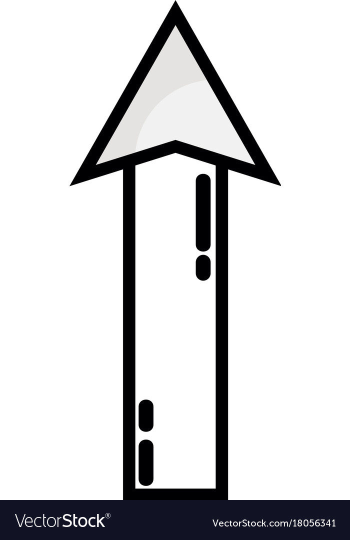 Line web arrow up load icon