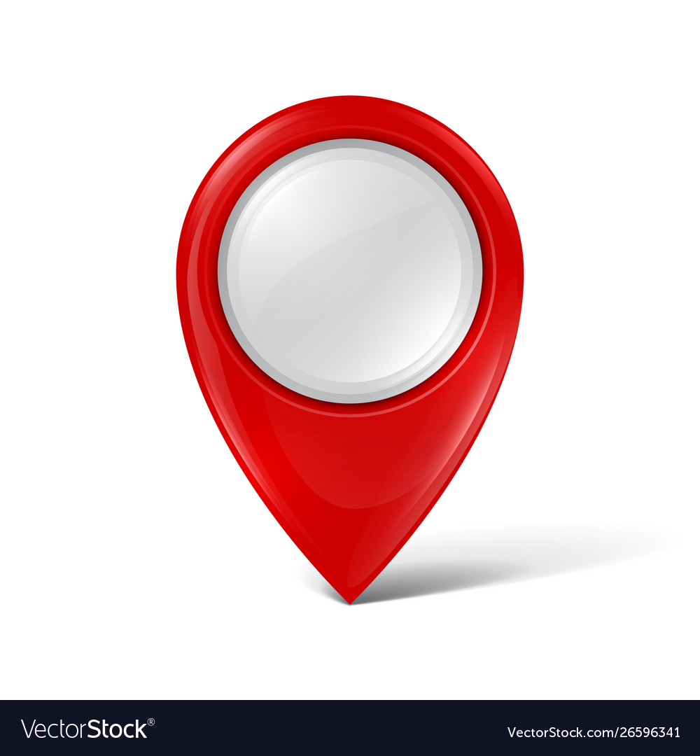 Map pointer vector image Map pointer