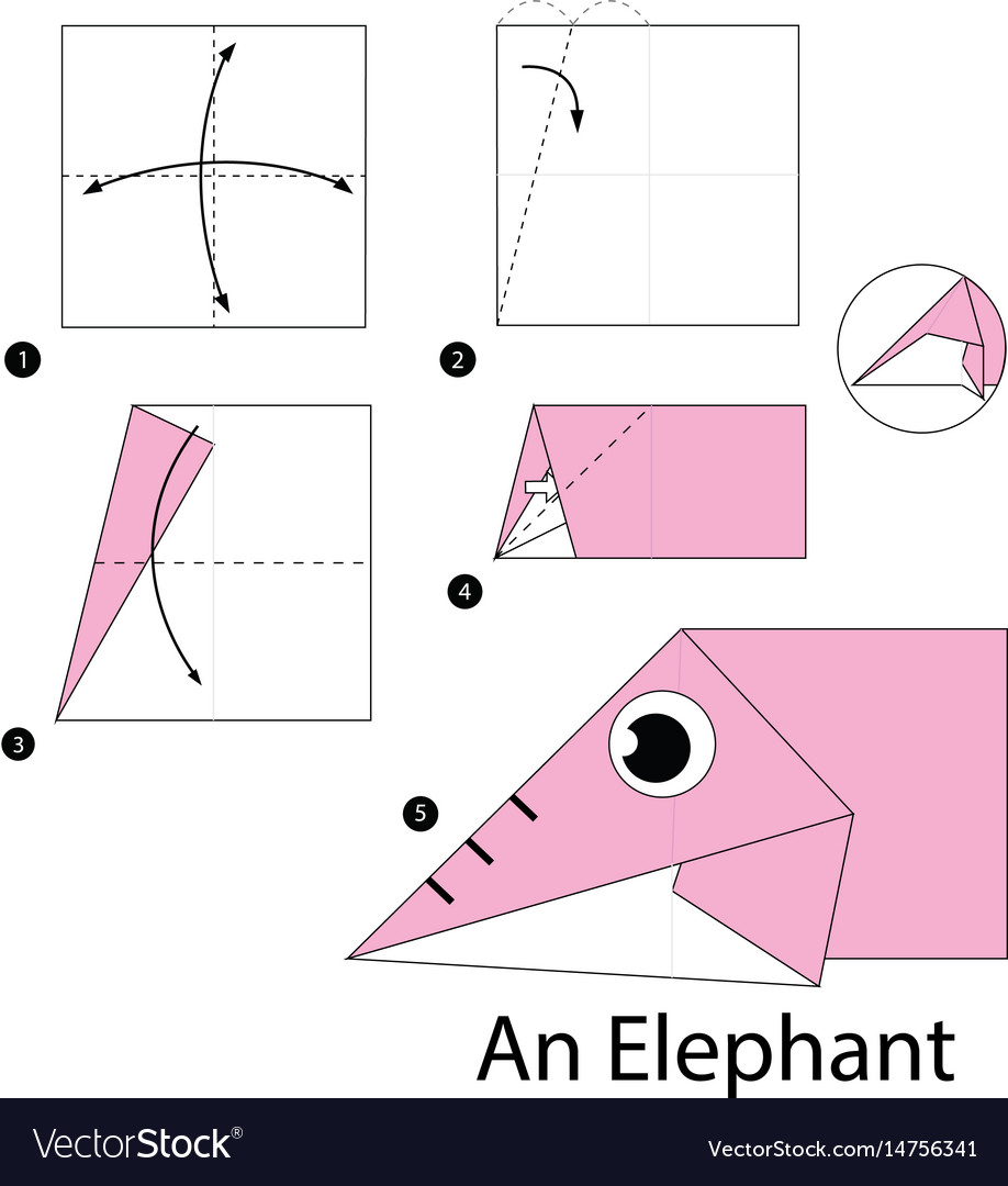 Step by instructions how to make origami