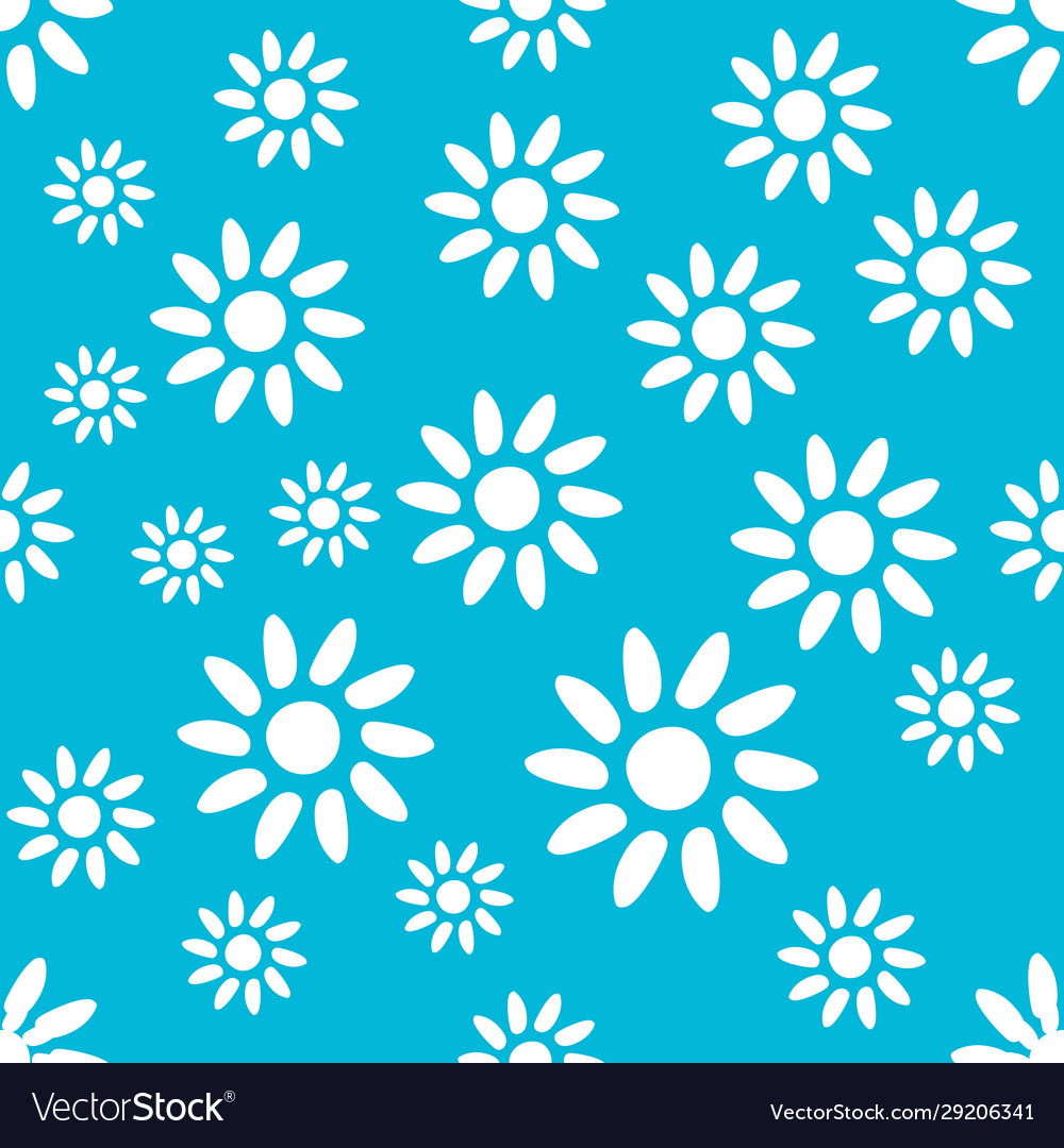 Stylish beautiful bright floral seamless pattern Vector Image