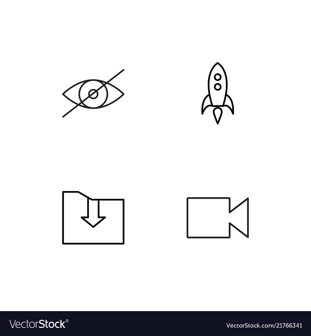 User interface icons set