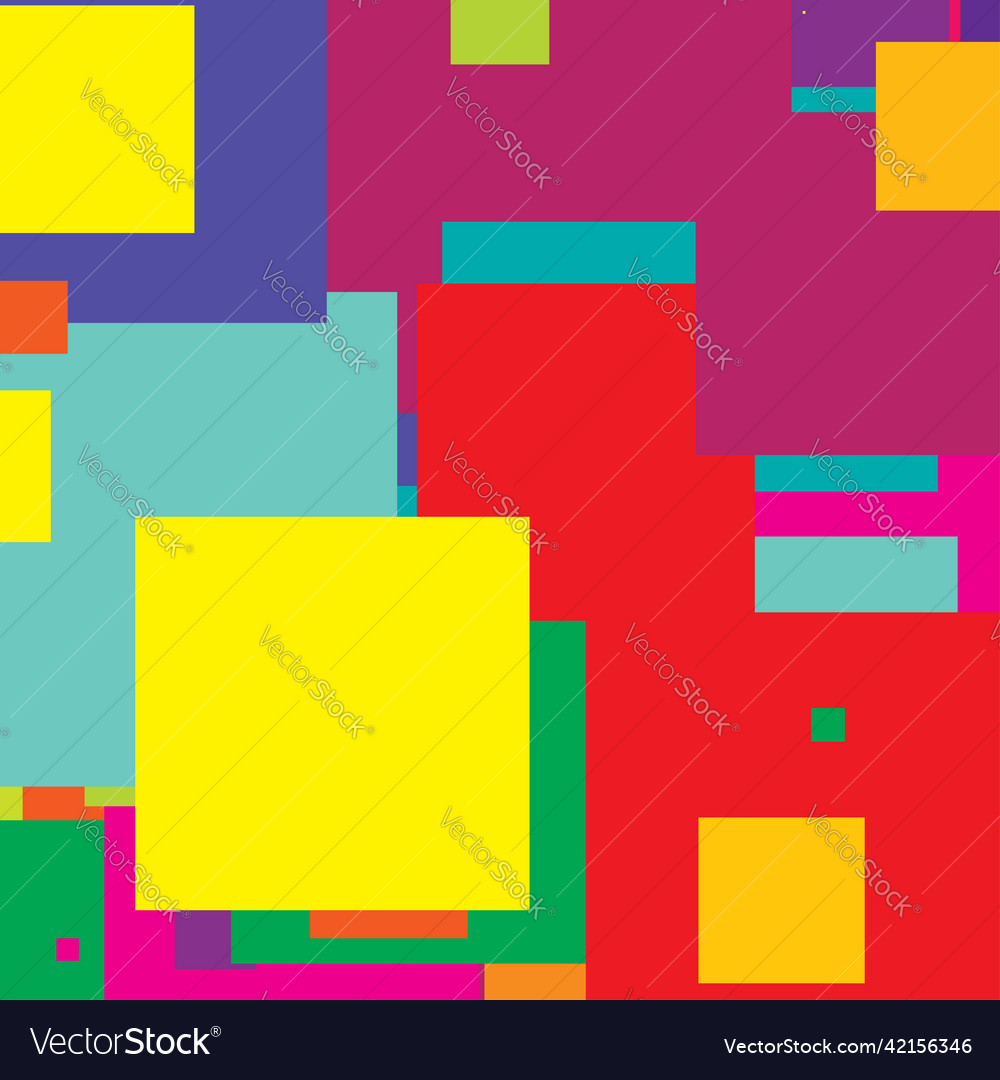 Abstract overlapping squares pattern vector image Abstract overlapping squares pattern