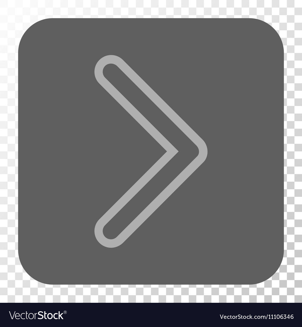Arrowhead right rounded square button