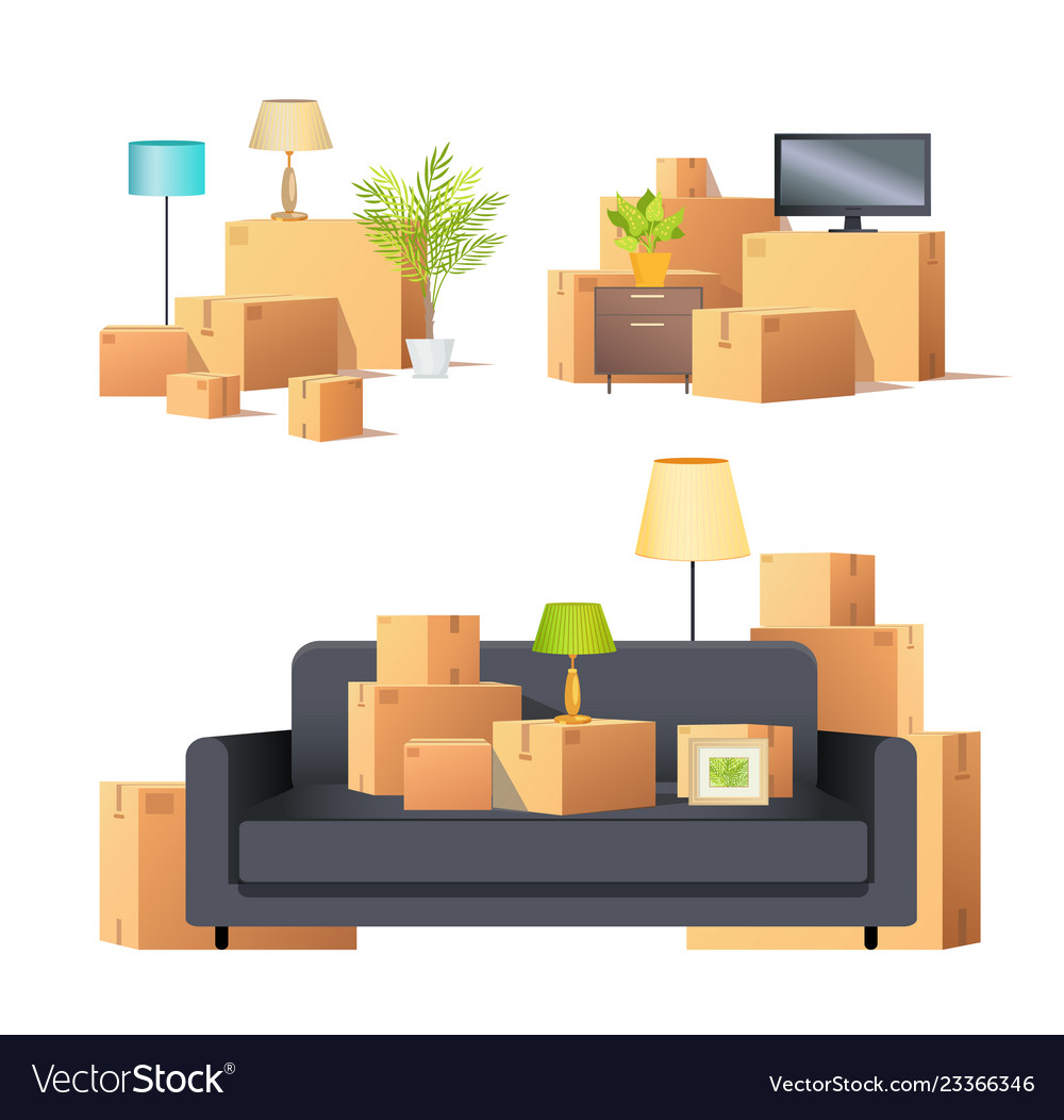 Moving Boxes into Apartment