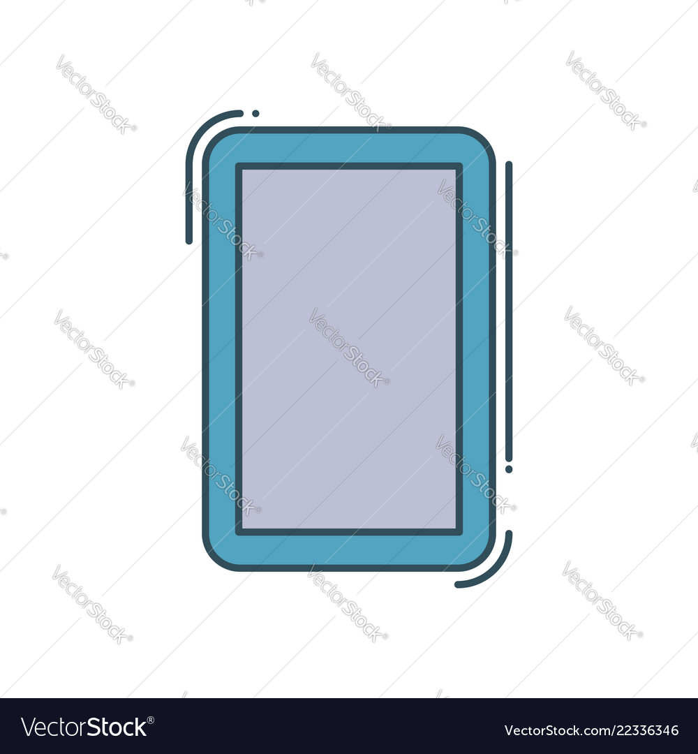 Smartphone symbol is flat design phone gadget