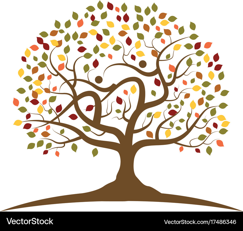 Tree icon logo template Royalty Free Vector Image