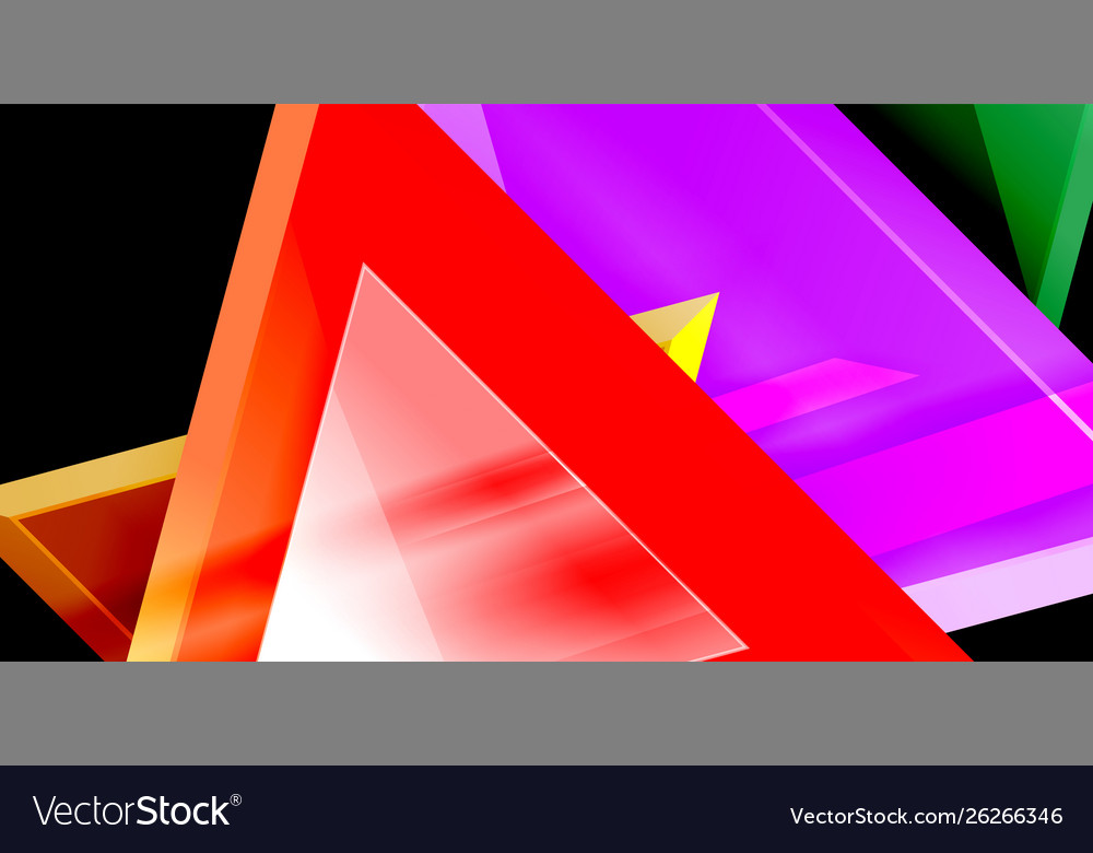Triangle abstract background Vector Image Triangle abstract background
