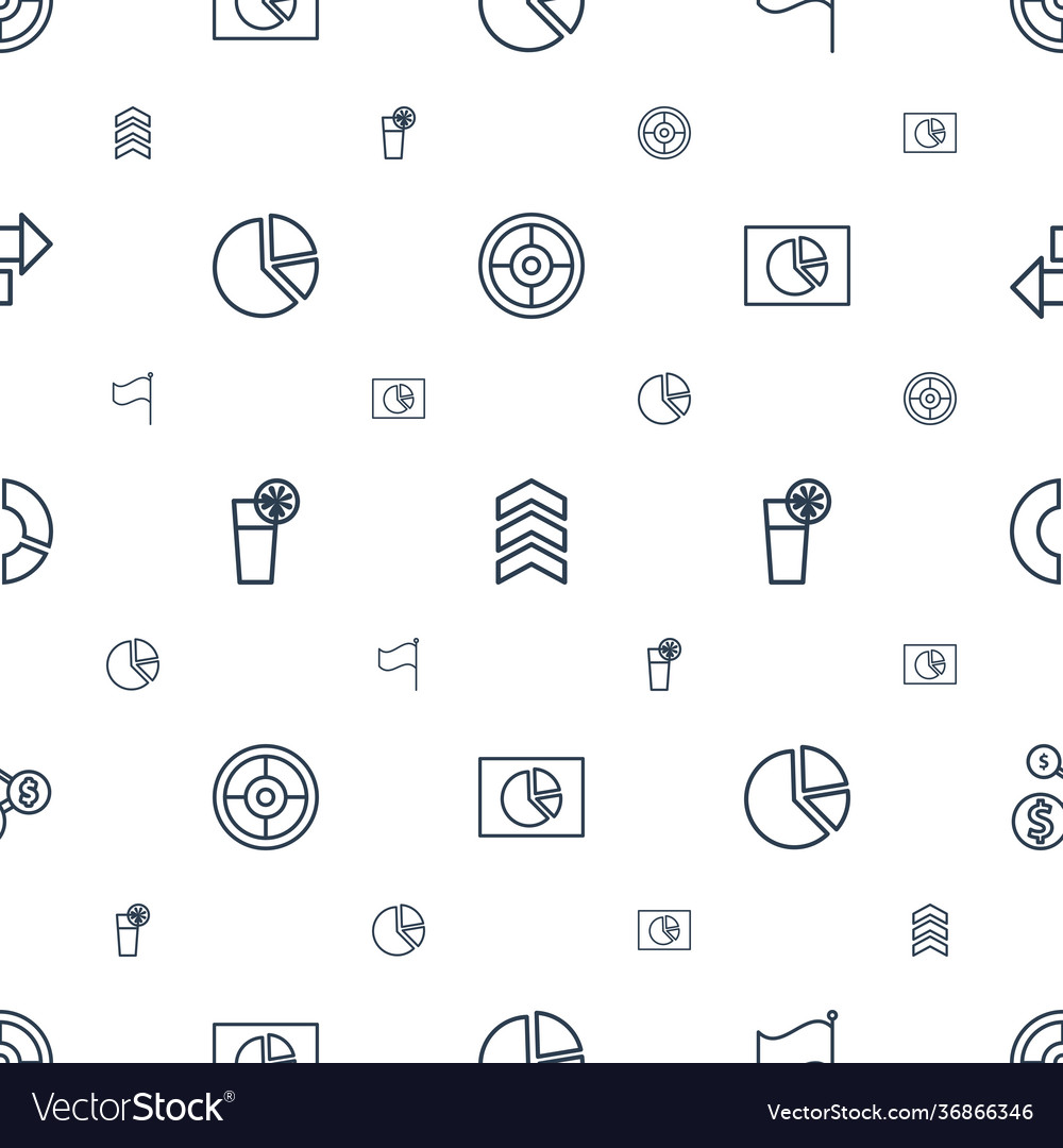 Ui icons pattern seamless white background