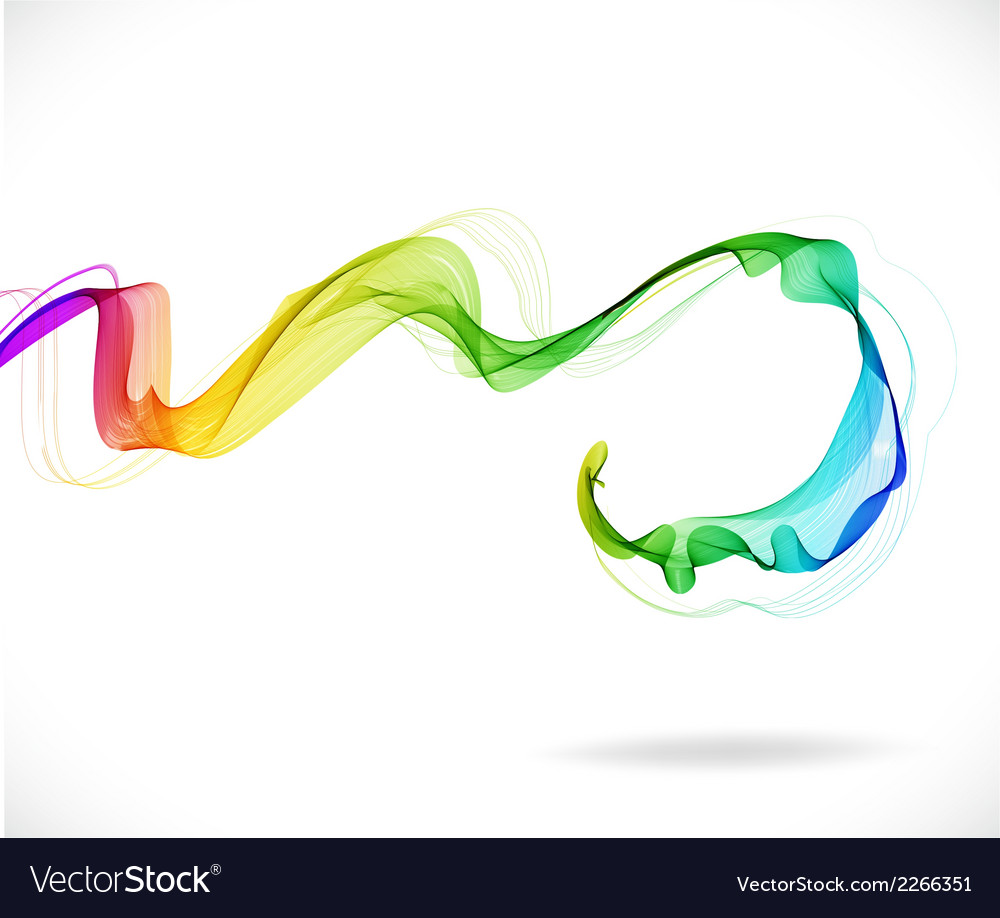 Abstract colorful background with wave