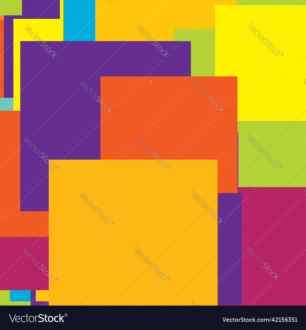 Abstract overlapping squares pattern vector image Abstract overlapping squares pattern