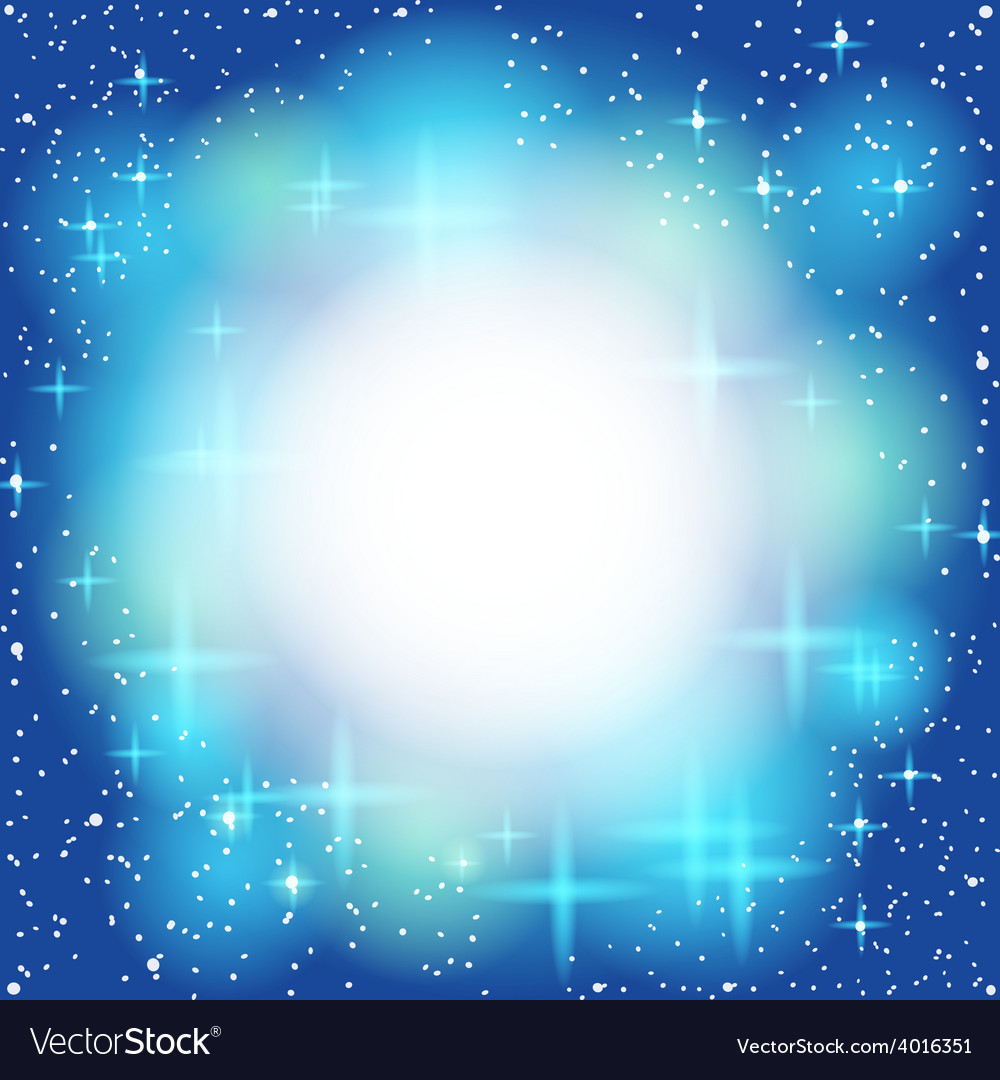 Blue Abstract Background Light Shiny Star Frame Blue Abstract Background Light Shiny Star Frame