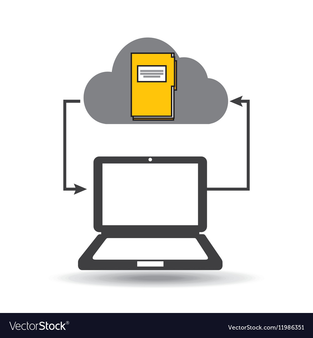 Cloud computer connected files