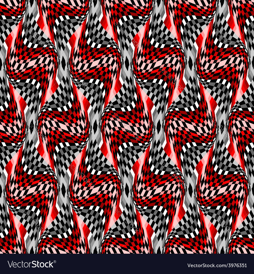 Design seamless colorful mosaic checked pattern