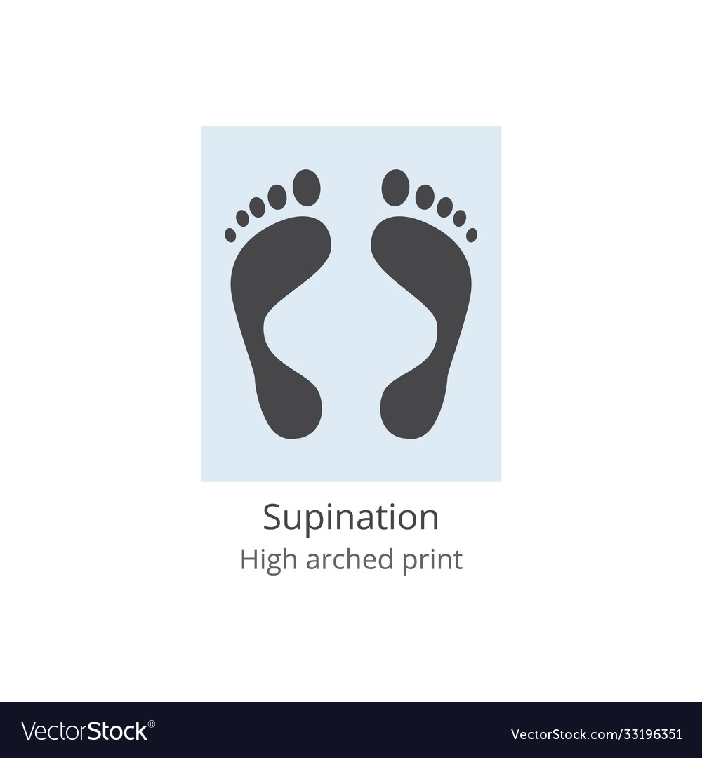 supination and high arches