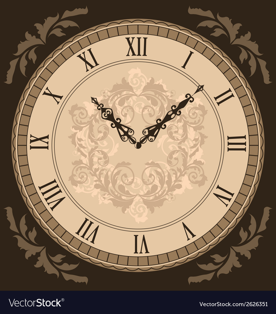 Vintage Clock Close-Up