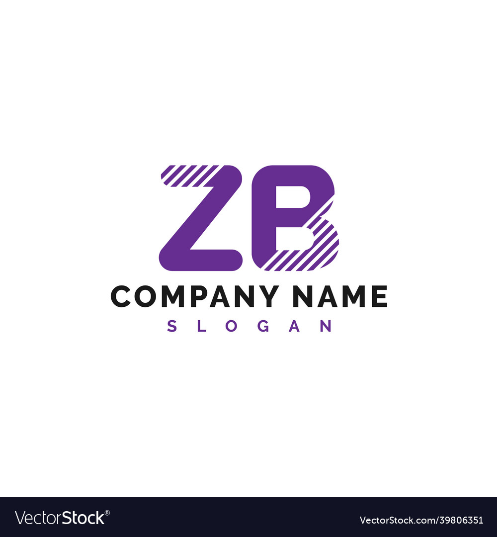 Zb letter logo design