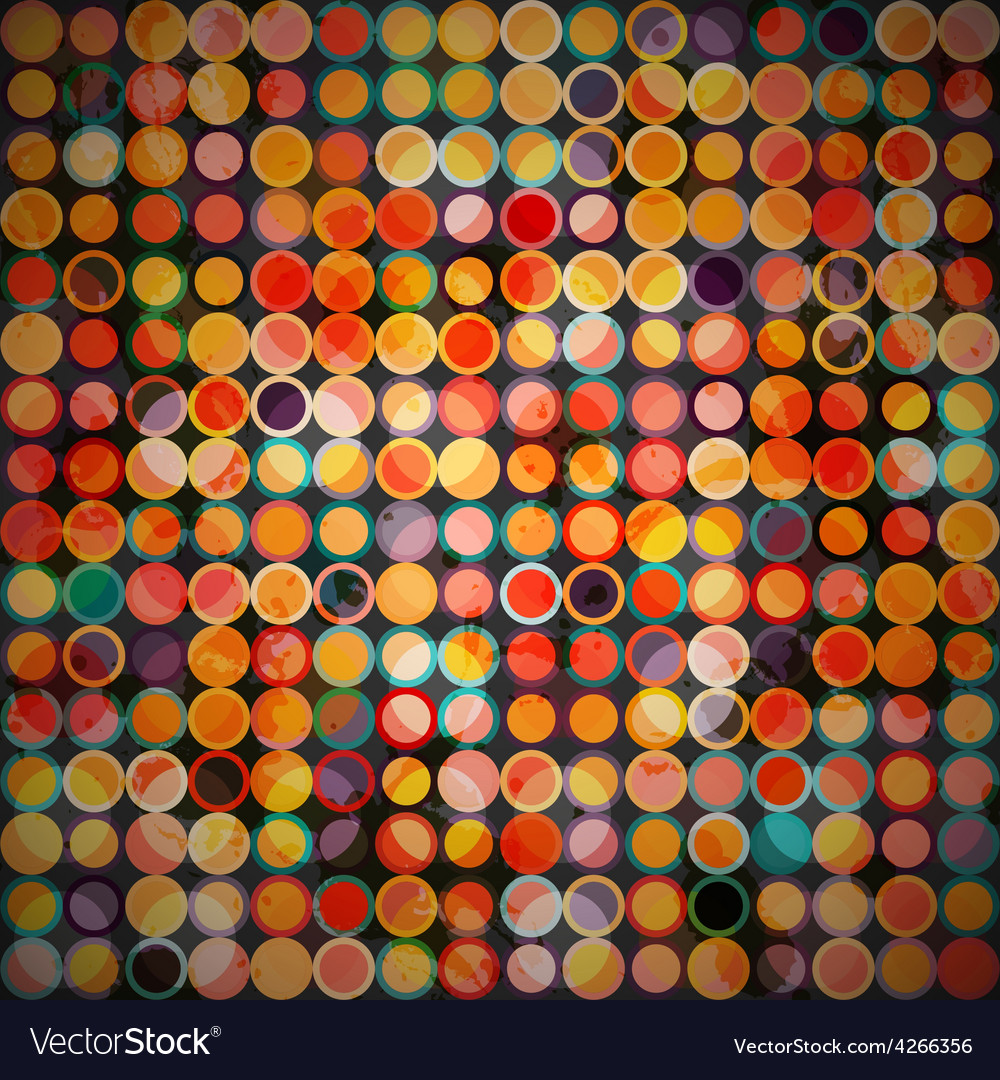 Abstract circle seamless pattern Royalty Free Vector Image