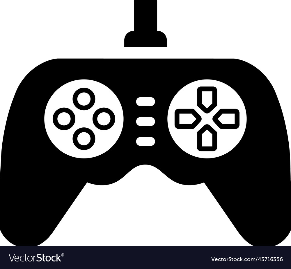 Controller game icon black graphics