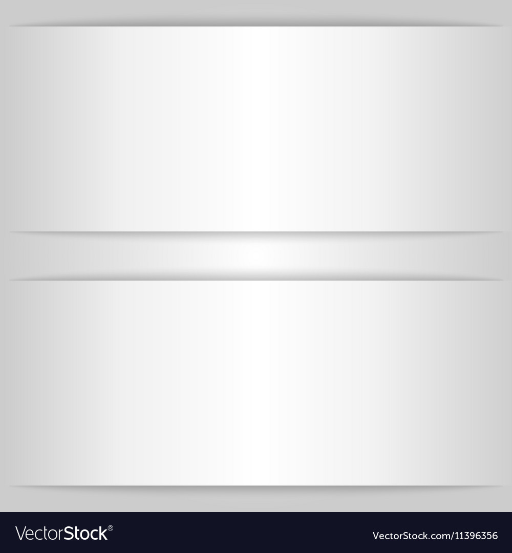 Empty card rectangle with shadow for design