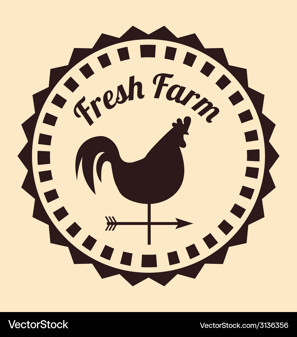 Farm fresh Royalty Free Vector Image - VectorStock