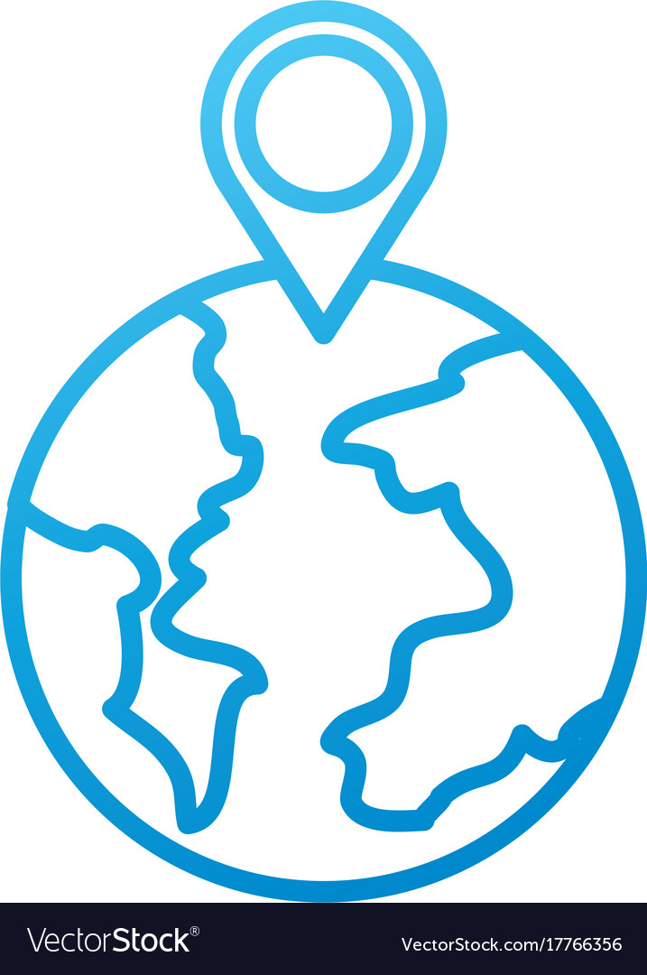 Globe world pointer map location web