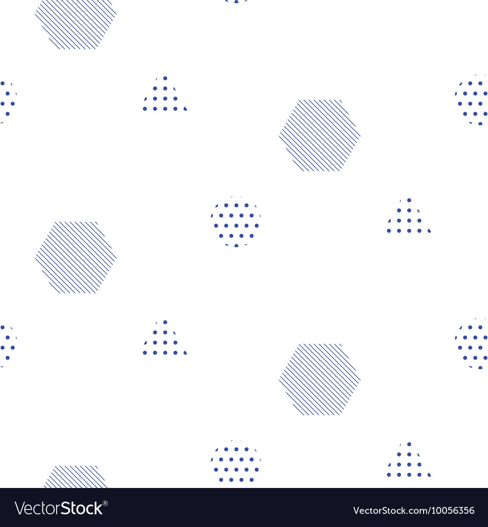 Memphis style seamless pattern