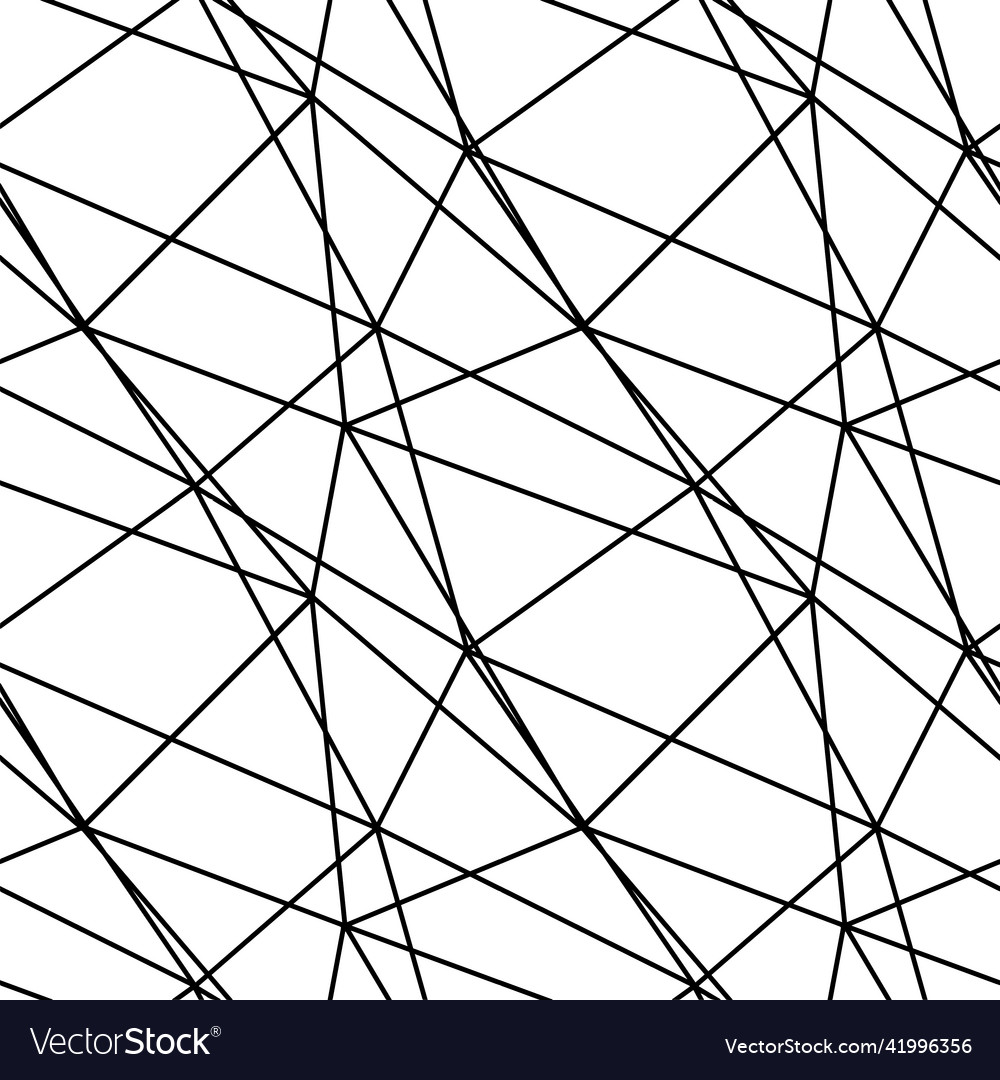 Triangle mosaic of thin lines seamless pattern