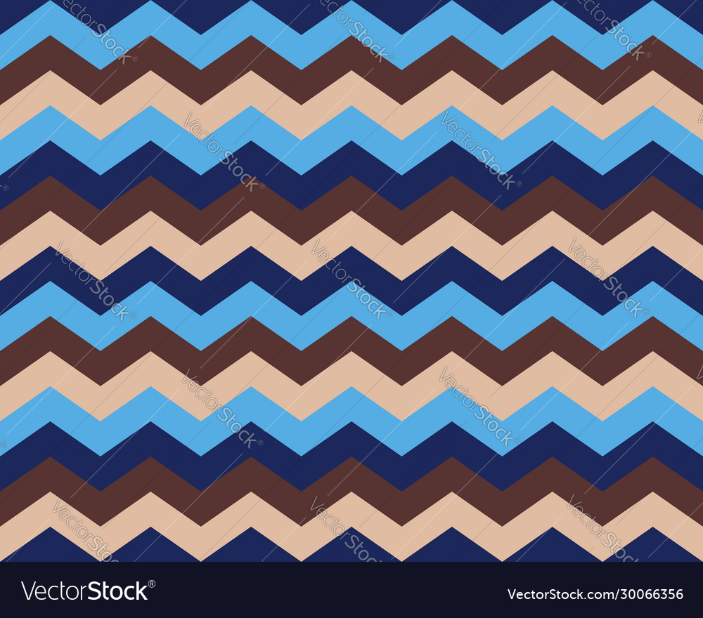 Zigzag pattern seamless zig zag background color Vector Image Zigzag pattern seamless zig zag background color