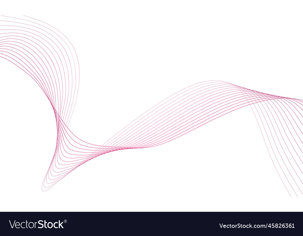 Abstract colorful wave element for design