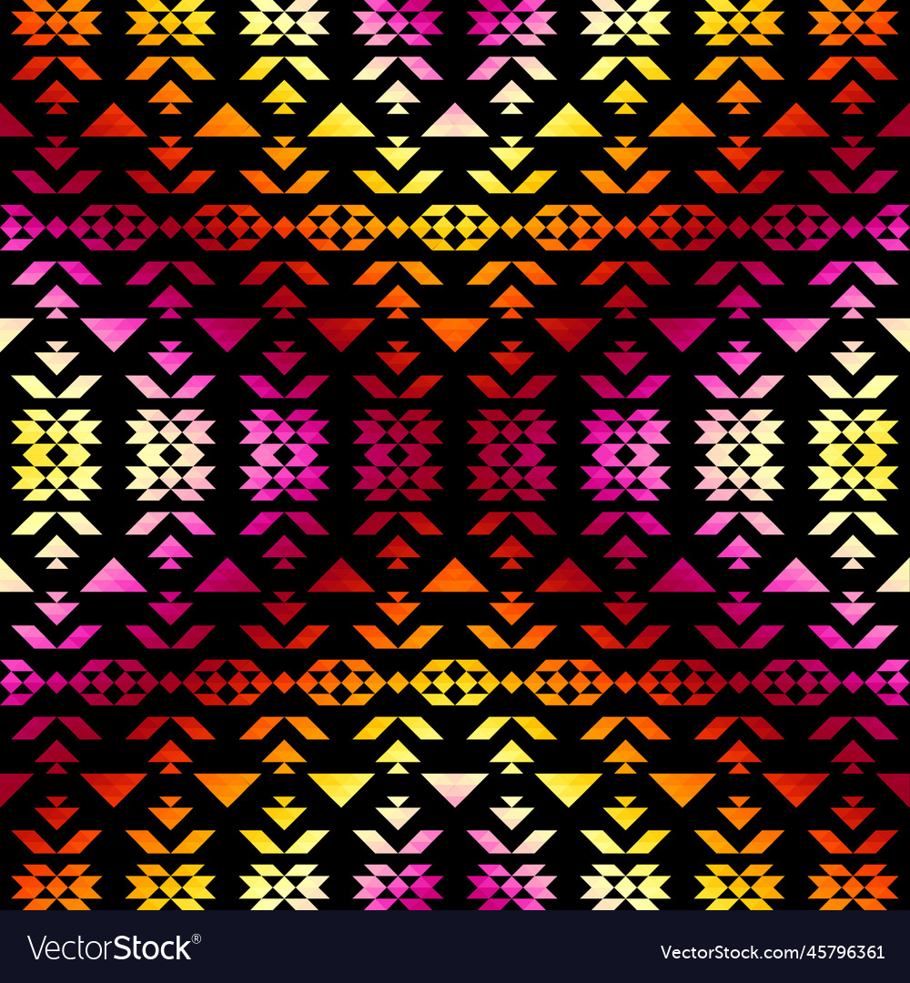 Geometric abstract triangles pattern seamless vector image Geometric abstract triangles pattern seamless