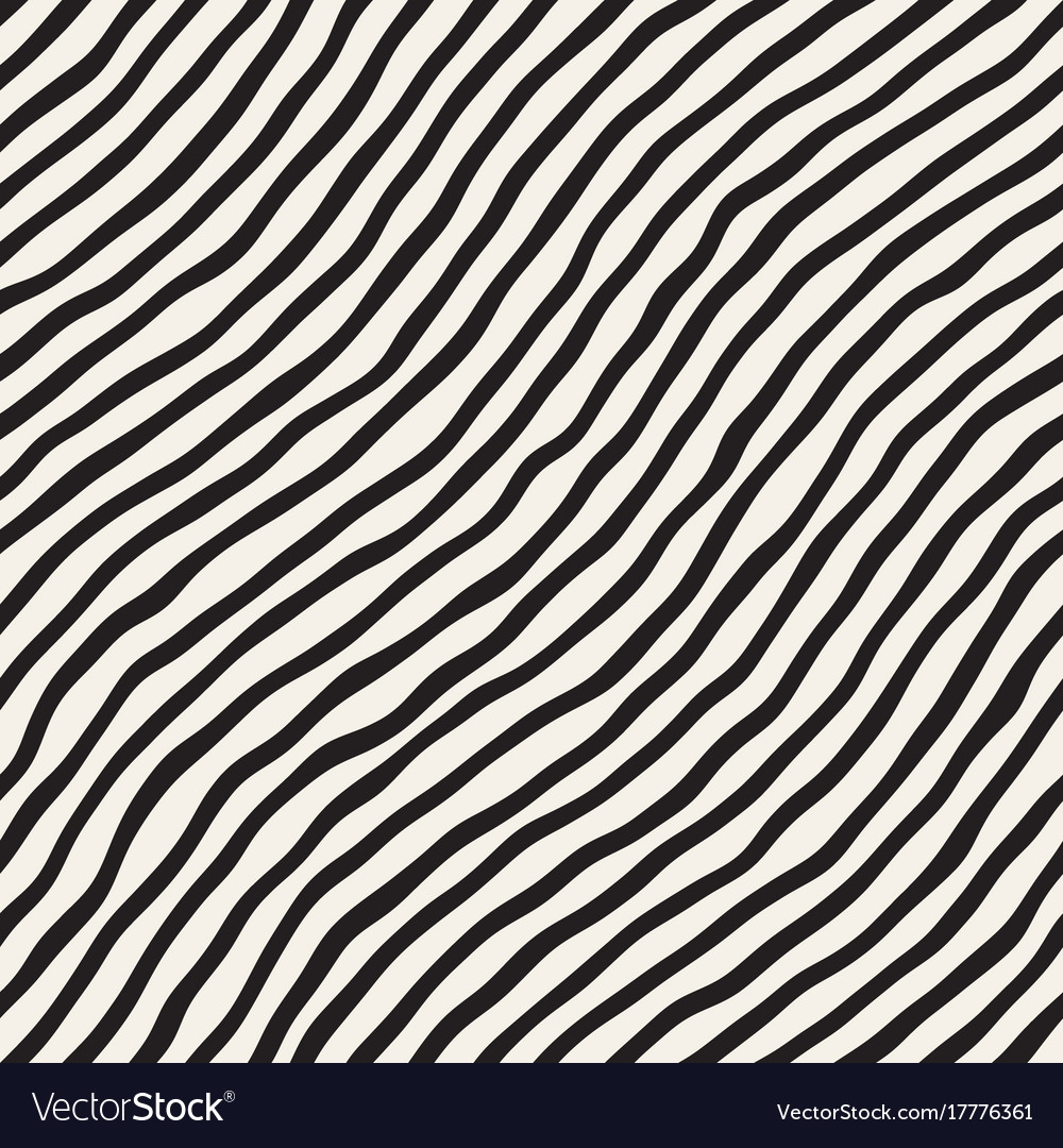 Seamless pattern with hand drawn waves abstract