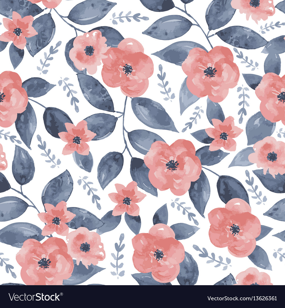 Seamless vintage floral background