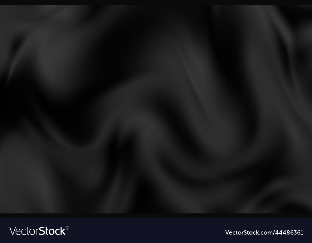 Glatte Wavy schwarze Seide Textur