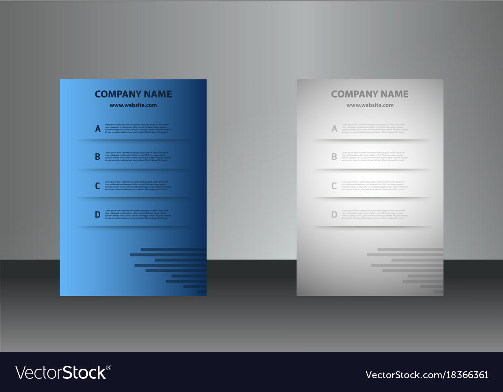 Vertical business cards print template personal Vector Image