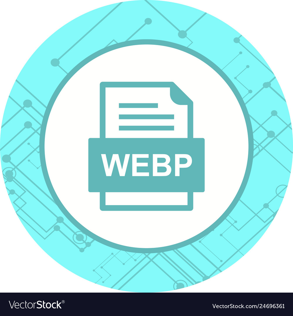 Webp file document icon